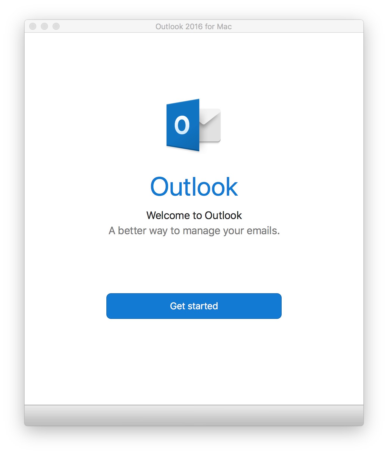 office 2016 for mac outlook white screen